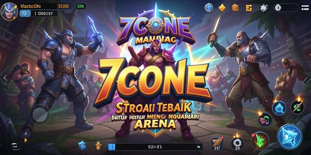 Tampilan gameplay <strong>7CONE</strong> yang mendebarkan dan strategis.