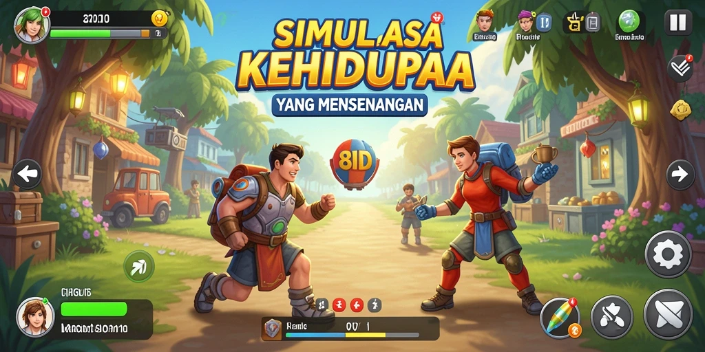 Tampilan gameplay menarik dari 8ID dengan berbagai fitur interaktif.