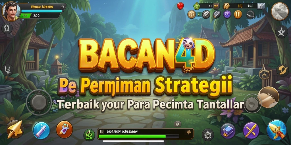 Tampilan menarik dari gameplay dan karakter BACAN4D yang strategis.