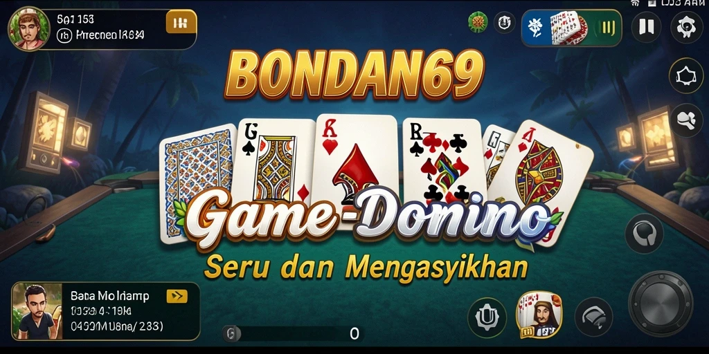 Screenshot gameplay seru di BONDAN69, menunjukkan permainan Domino yang menarik.
