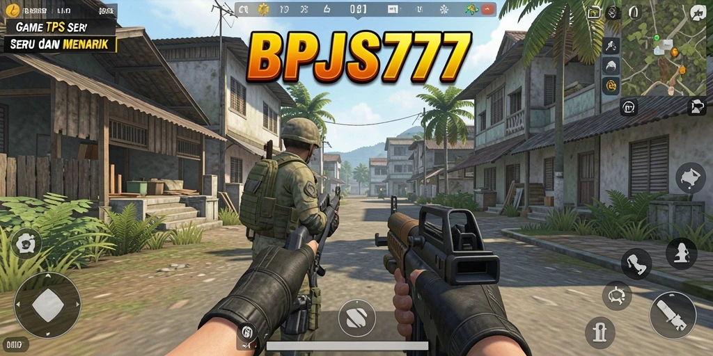 Tampilan gameplay seru dalam BPJS777, menunjukkan aksi menegangkan.