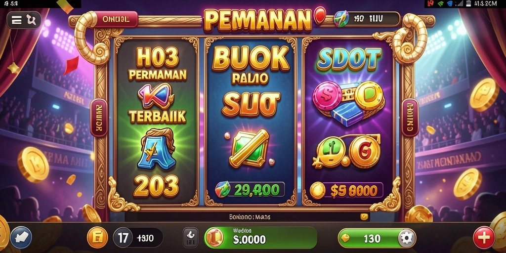 Tampilan gameplay H03 yang menarik dan penuh warna dalam permainan Slot.