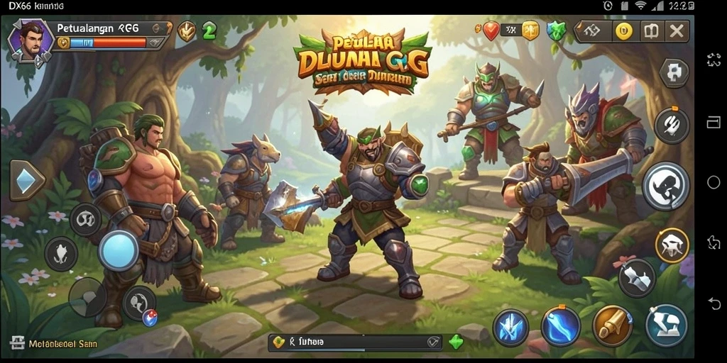 Tampilan impresif gameplay IDX66 dalam dunia RPG yang menantang.