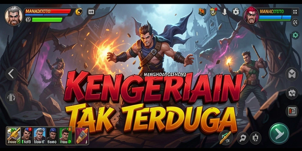Tampilan gameplay yang mencekam di dalam MANADOTOTO.