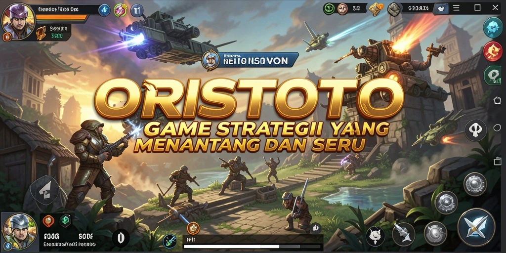 Tampilan gameplay ORISTOTO yang mendebarkan dan penuh strategi.