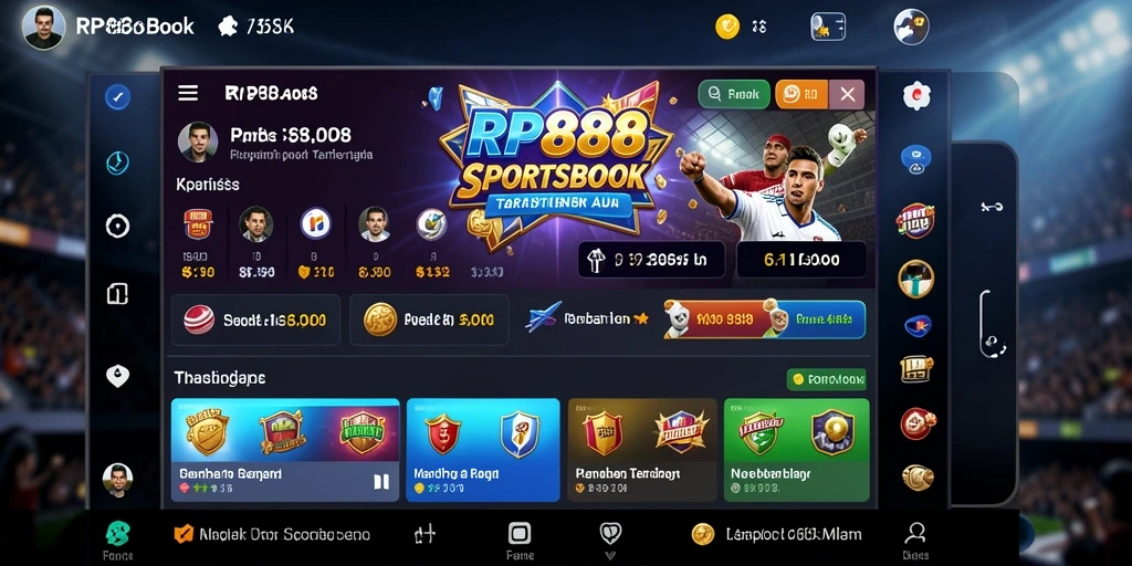 Tampilan gameplay <strong>RP888</strong> yang menarik dan informasi taruhan yang mudah diakses.