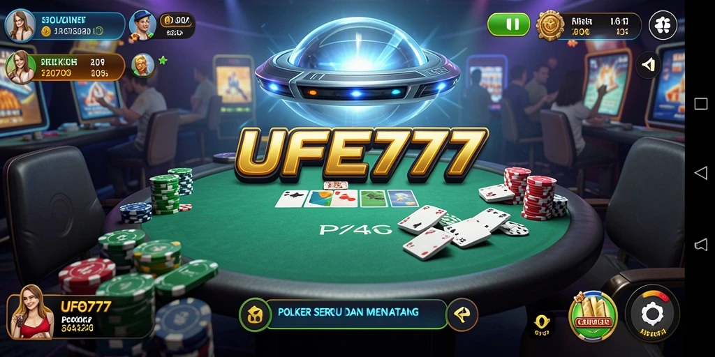 Tampilan gameplay Poker yang menarik dan penuh tantangan.